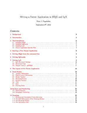 Latex patent template