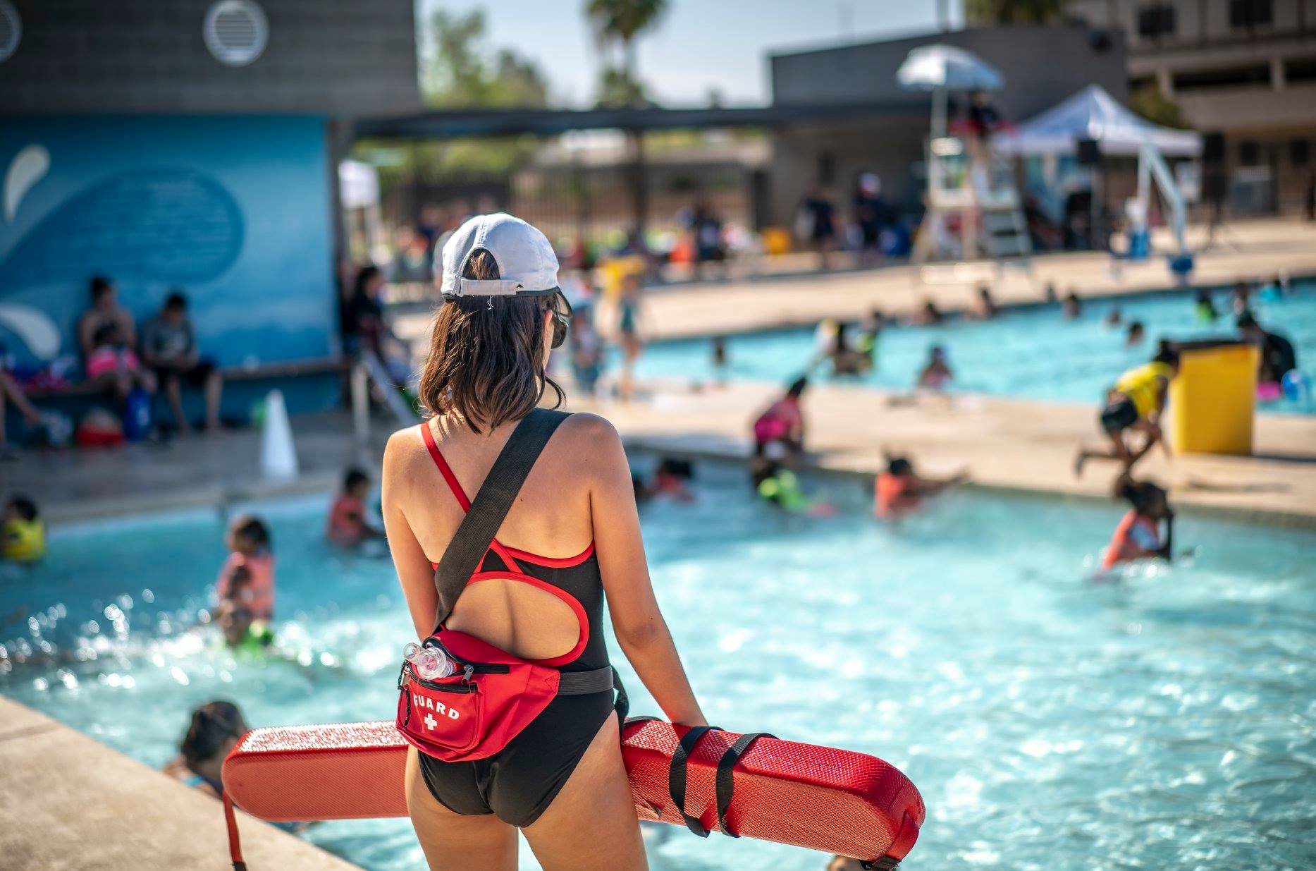 Lifeguard at Maryvale Pool