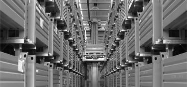 An aisle in a Prologis warehouse