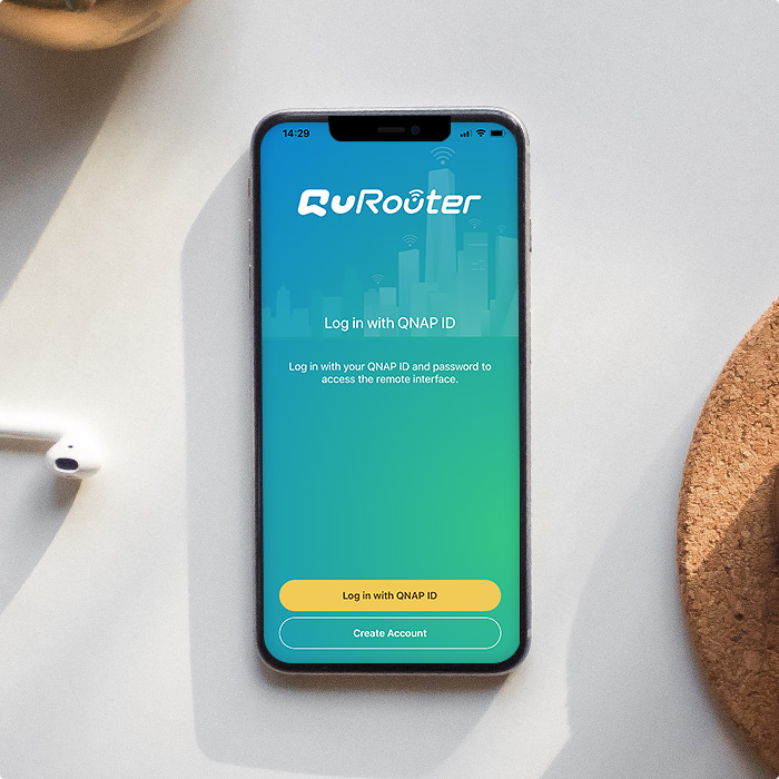 Log in with your QNAP ID