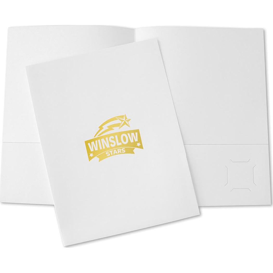 Budget Pocket Folders (Foil Stamp) Large