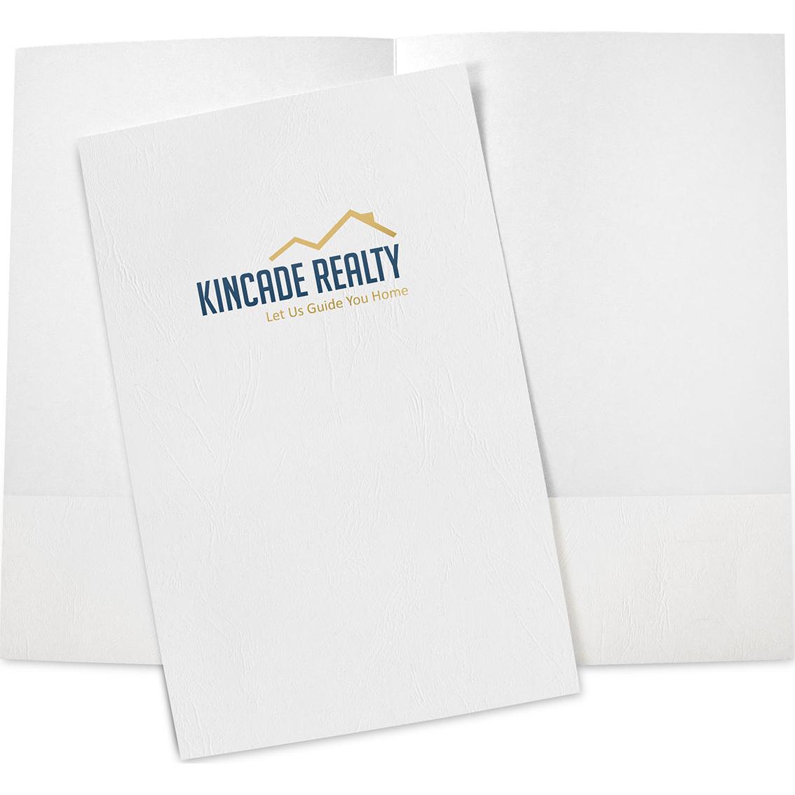 Foil Stamped Legal Size Presentation Folders Large