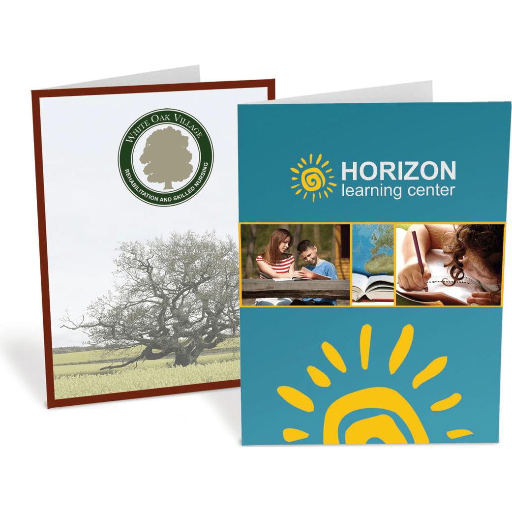 Standard Presentation Folders (Full Color Logo, 1 Location) Large