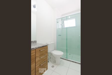 Banheiro de kitnet/studio para alugar com 1 quarto, 50m² em Jardim do Mar, São Bernardo do Campo