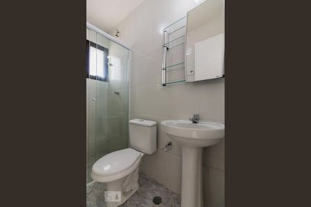 Banheiro de apartamento à venda com 2 quartos, 63m² em Campestre, Santo André