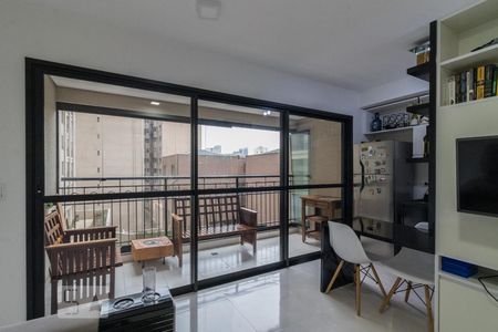 Sala de apartamento para alugar com 1 quarto, 42m² em Centro, Curitiba