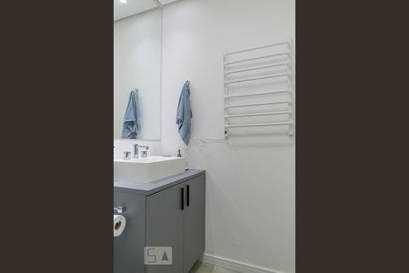 Detalhe do Banheiro de kitnet/studio para alugar com 1 quarto, 42m² em Baeta Neves, São Bernardo do Campo