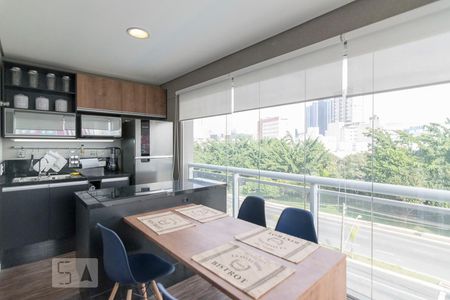 Varanda Gourmet de kitnet/studio para alugar com 1 quarto, 42m² em Baeta Neves, São Bernardo do Campo