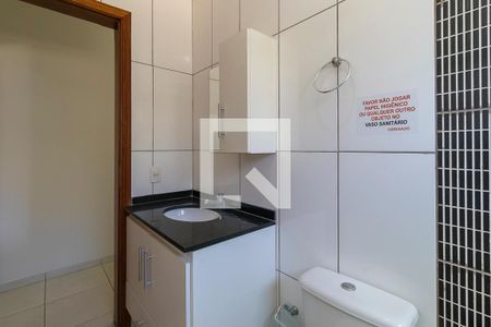 Banheiro de kitnet/studio para alugar com 1 quarto, 40m² em Barão Geraldo, Campinas