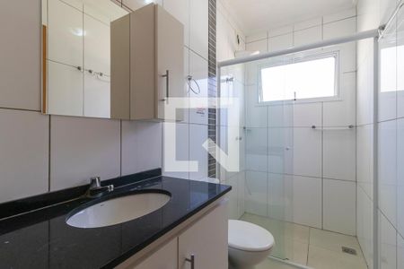 Banheiro de kitnet/studio para alugar com 1 quarto, 40m² em Barão Geraldo, Campinas