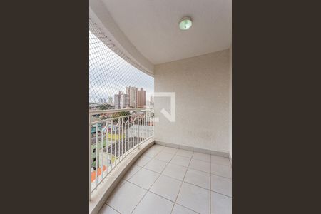 Varanda da Sala de apartamento para alugar com 3 quartos, 80m² em Vila Valparaíso, Santo André