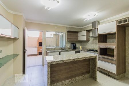 Cozinha de casa de condomínio à venda com 4 quartos, 250m² em Vila Valparaíso, Santo André