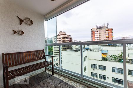 Varanda da Sala  de apartamento para alugar com 1 quarto, 46m² em Boa Viagem, Niterói