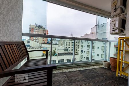 Varanda da Sala  de apartamento para alugar com 1 quarto, 46m² em Boa Viagem, Niterói