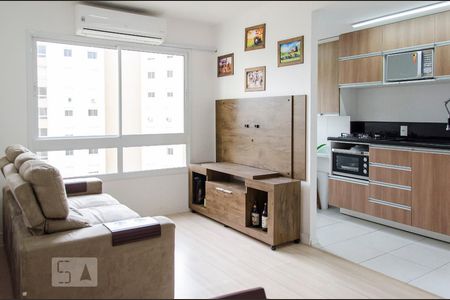 Sala de apartamento à venda com 2 quartos, 62m² em Marechal Rondon, Canoas