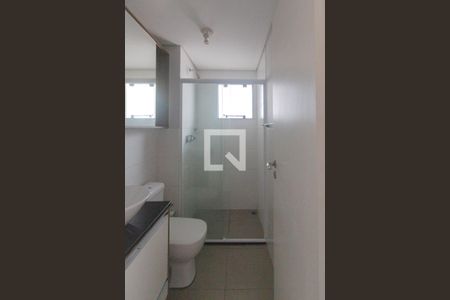 Banheiro de kitnet/studio à venda com 1 quarto, 38m² em Vila Augusta, Guarulhos