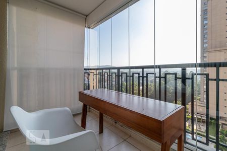 Varanda da Sala de kitnet/studio à venda com 1 quarto, 51m² em Alphaville Conde Ii, Barueri