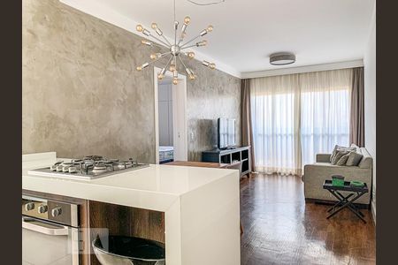 Sala de apartamento à venda com 1 quarto, 59m² em Bosque, Campinas