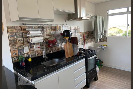 Cozinha de apartamento para alugar com 2 quartos, 44m² em São Miguel, São Leopoldo