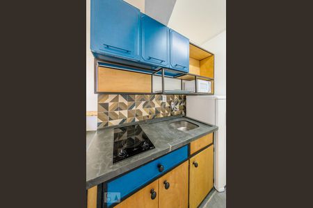 Cozinha de kitnet/studio para alugar com 1 quarto, 35m² em Centro, Campinas