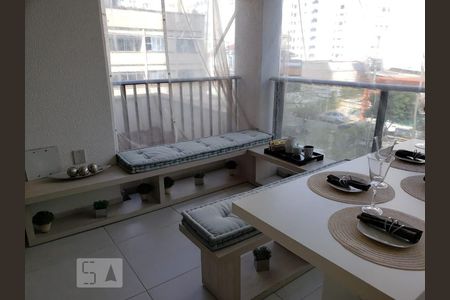 Varanda gourmet/ Área de serviço de apartamento para alugar com 1 quarto, 38m² em Liberdade, São Paulo