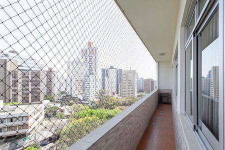 Varanda da sala de apartamento para alugar com 2 quartos, 96m² em Funcionários, Belo Horizonte