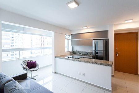 Sala de apartamento para alugar com 1 quarto, 42m² em Centro, Belo Horizonte