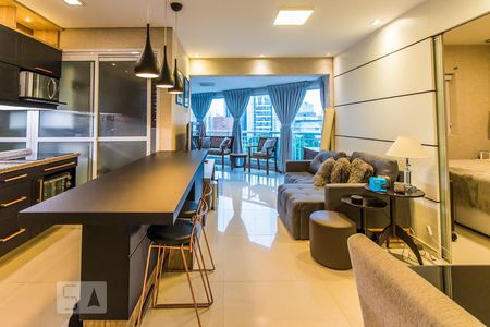 Sala de apartamento para alugar com 1 quarto, 52m² em Jardim Paulista, São Paulo