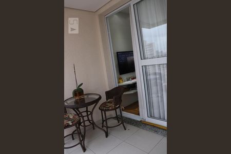 Varanda da Sala de apartamento para alugar com 2 quartos, 54m² em Vila America, Santo André