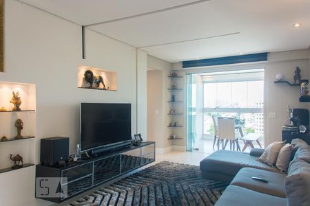 Sala de apartamento à venda com 2 quartos, 78m² em Campestre, Santo André