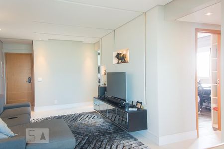 Sala de apartamento à venda com 2 quartos, 78m² em Campestre, Santo André