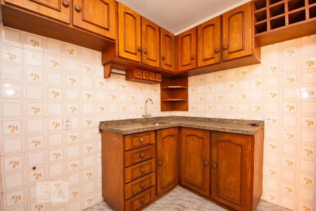 Cozinha de apartamento para alugar com 1 quarto, 50m² em Jardim do Salso, Porto Alegre