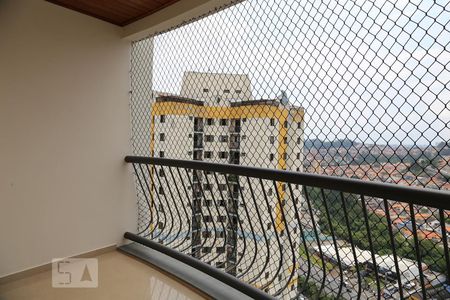 Varanda da Sala de apartamento à venda com 4 quartos, 117m² em Chácara Agrindus, Taboão da Serra