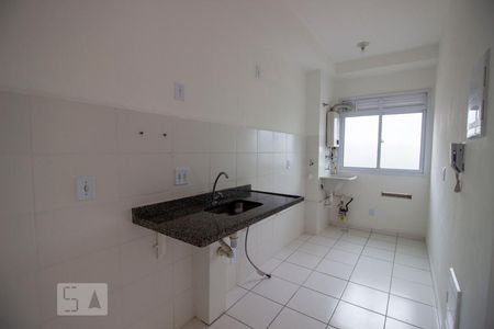 Cozinha e Área de Serviço de apartamento à venda com 2 quartos, 50m² em Vila Nambi, Jundiaí