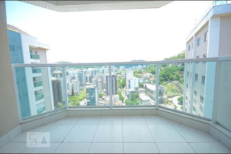 Varanda da Sala de apartamento para alugar com 3 quartos, 114m² em Icaraí, Niterói