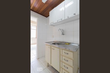 Cozinha de kitnet/studio para alugar com 1 quarto, 21m² em Catete, Rio de Janeiro