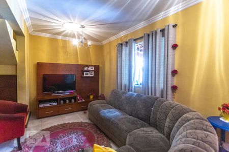 Sala de estar de casa à venda com 3 quartos, 74m² em Demarchi, São Bernardo do Campo