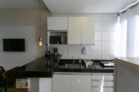 Cozinha de kitnet/studio para alugar com 1 quarto, 28m² em Paquetá, Belo Horizonte