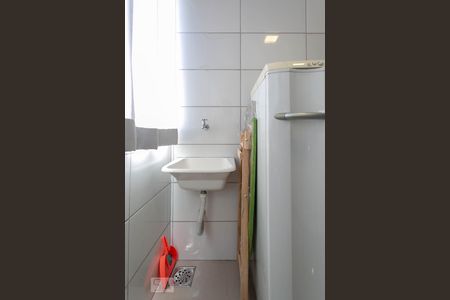 Cozinha de kitnet/studio para alugar com 1 quarto, 28m² em Paquetá, Belo Horizonte