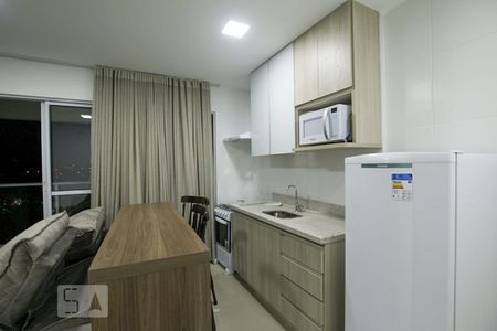 Cozinha de apartamento para alugar com 1 quarto, 46m² em Jardim Goiás, Goiânia