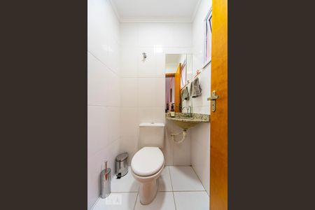 Lavabo de casa de condomínio à venda com 3 quartos, 140m² em Vila Curuçá, Santo André