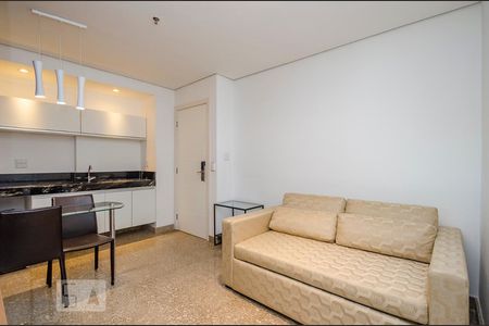 sala - cozinha de kitnet/studio à venda com 1 quarto, 31m² em Estoril, Belo Horizonte