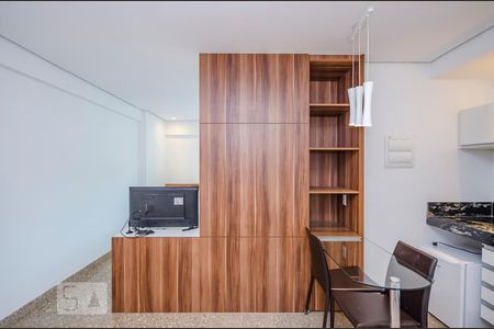 sala - cozinha de kitnet/studio à venda com 1 quarto, 31m² em Estoril, Belo Horizonte