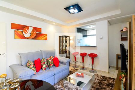 Sala de apartamento para alugar com 3 quartos, 78m² em Buritis, Belo Horizonte