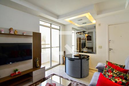 Sala de apartamento para alugar com 3 quartos, 78m² em Buritis, Belo Horizonte