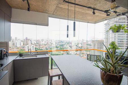 Varanda/ Cozinha de apartamento à venda com 1 quarto, 47m² em Jardim Vila Mariana, São Paulo