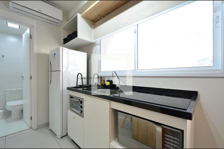 Sala/Cozinha de kitnet/studio para alugar com 1 quarto, 22m² em Vila Clementino, São Paulo