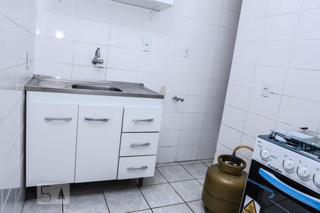 Cozinha de kitnet/studio à venda com 1 quarto, 35m² em Centro Histórico, Porto Alegre