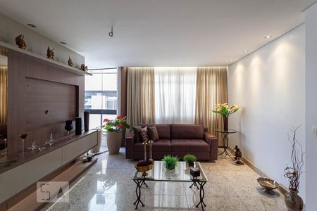 Sala  de apartamento para alugar com 3 quartos, 110m² em Palmares, Belo Horizonte