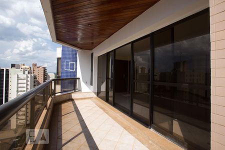 Varanda da sala de apartamento para alugar com 3 quartos, 240m² em Centro, Ribeirão Preto